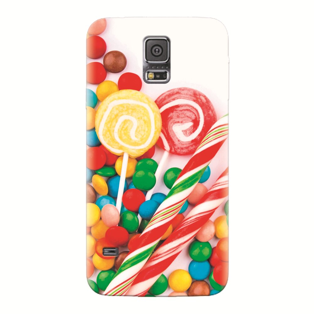 Husa silicon pentru Samsung Galaxy S5, Sweet Colorful Candy