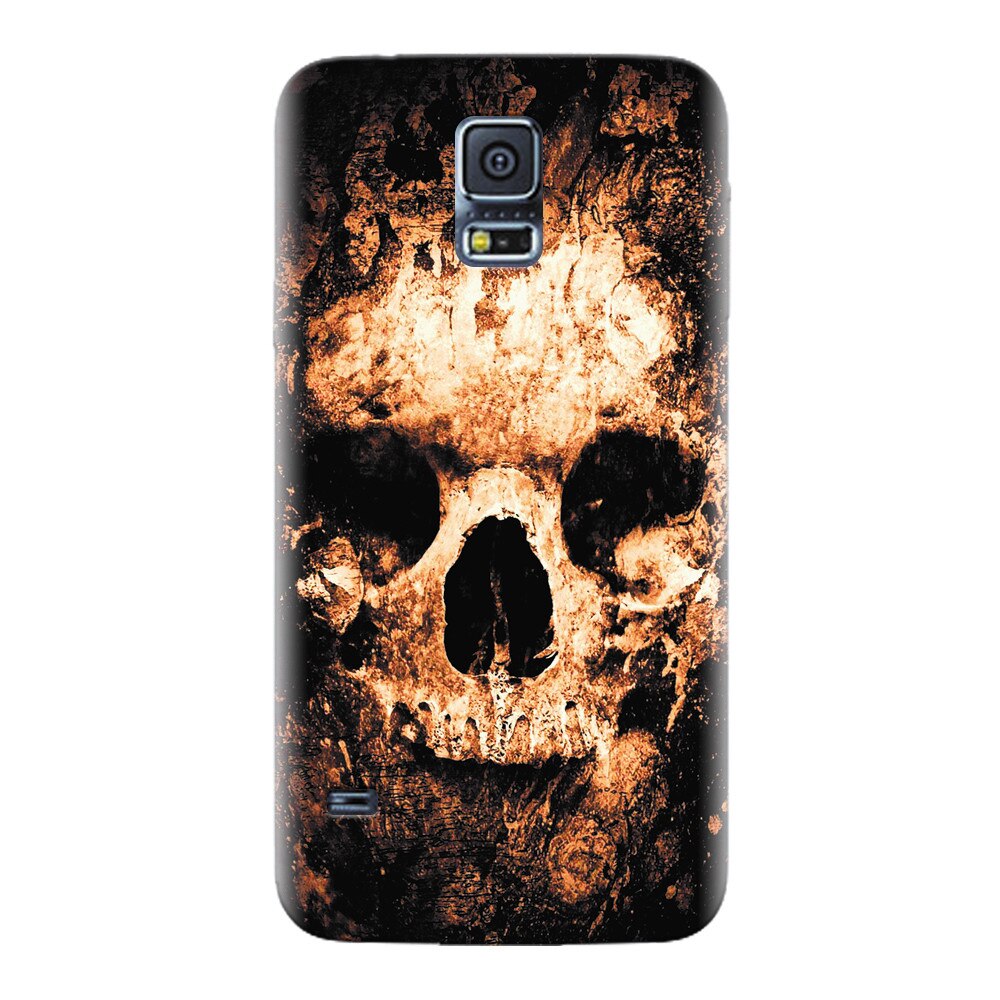 Husa silicon pentru Samsung Galaxy S5, Zombie Skull