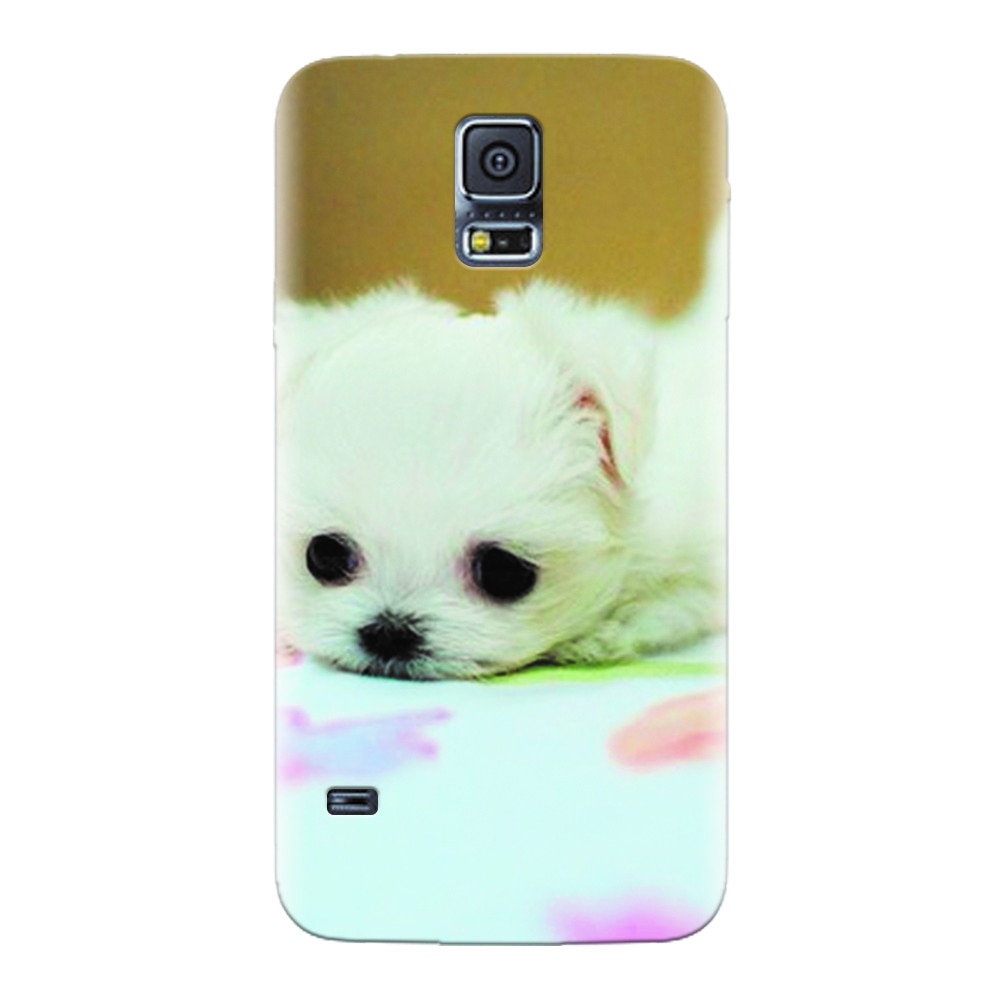 Husa silicon pentru Samsung Galaxy S5, Puppies 001