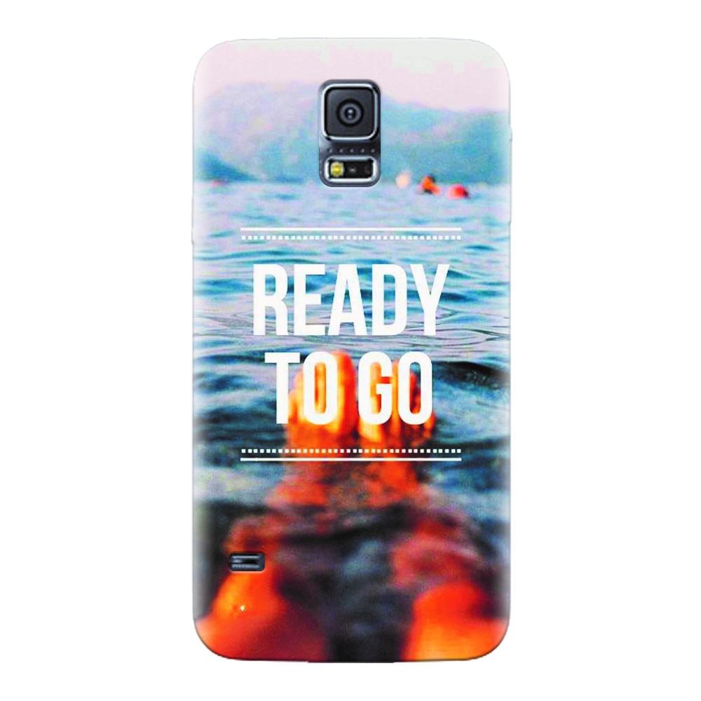 Husa silicon pentru Samsung Galaxy S5, Ready To Go Swimming