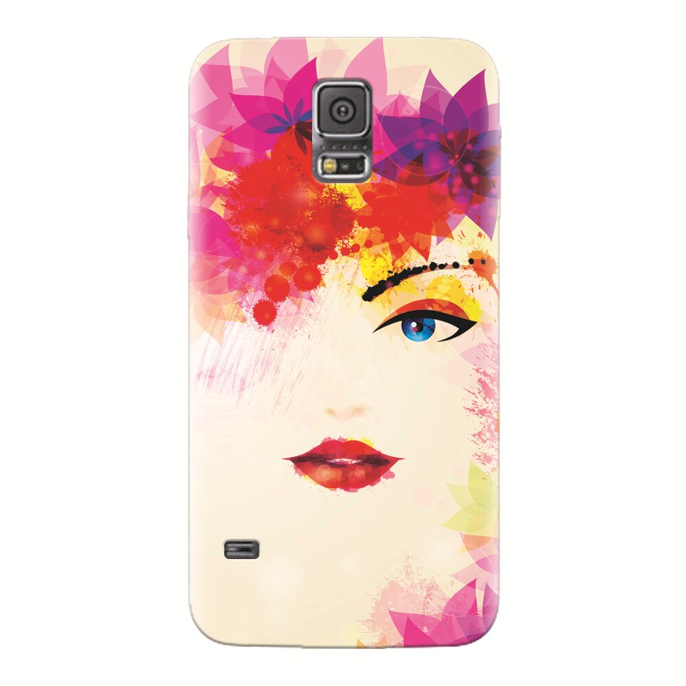 Husa silicon pentru Samsung Galaxy S5, Pretty Face