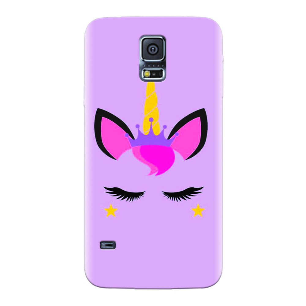 Husa silicon pentru Samsung Galaxy S5, Unicorn Shine