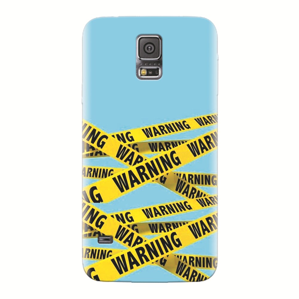Husa silicon pentru Samsung Galaxy S5, Warning
