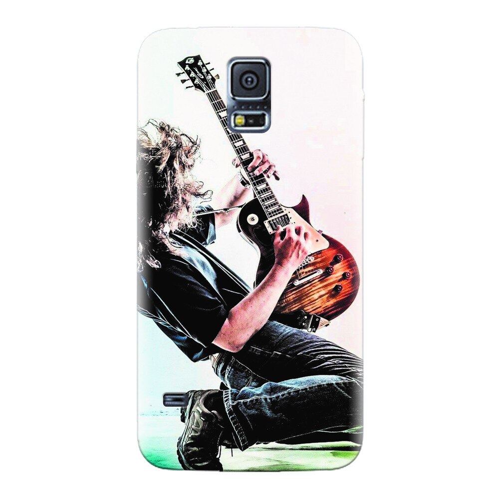 Husa silicon pentru Samsung Galaxy S5, Rock Star
