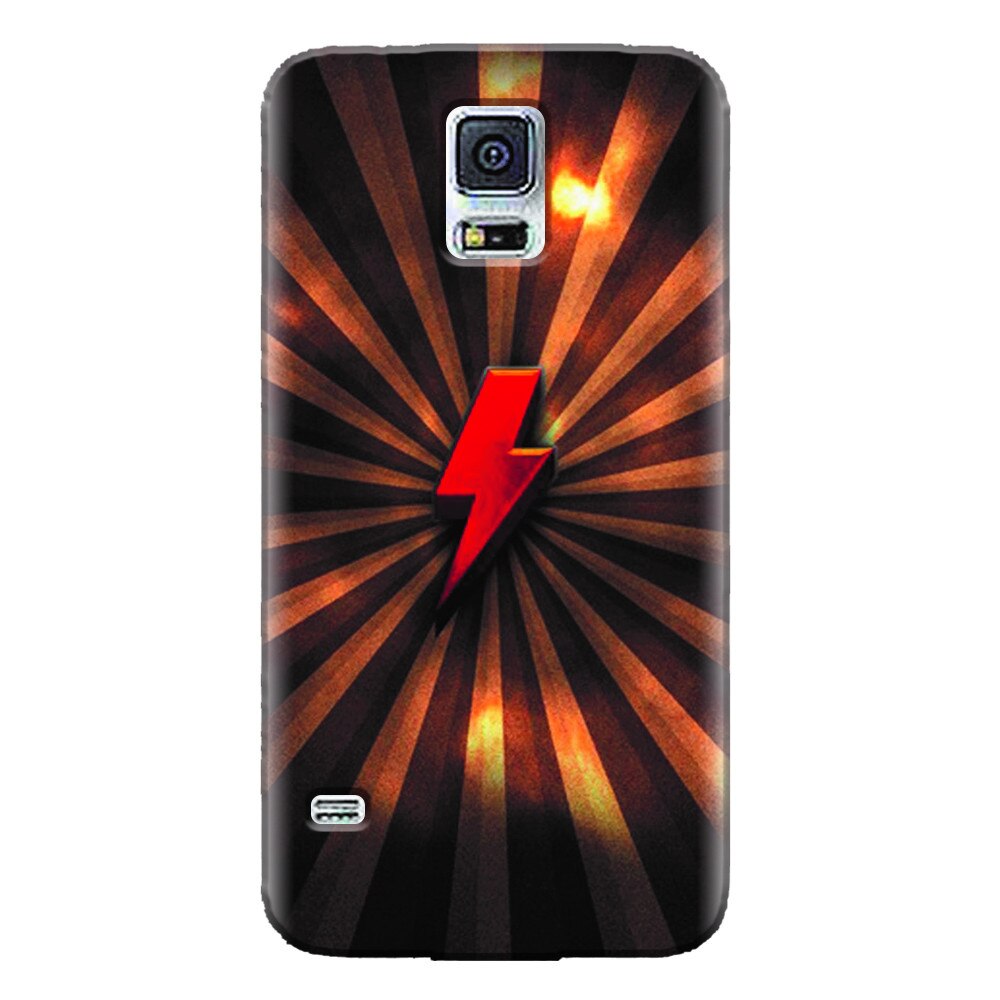 Husa silicon pentru Samsung Galaxy S5 Mini, Abstract Supers