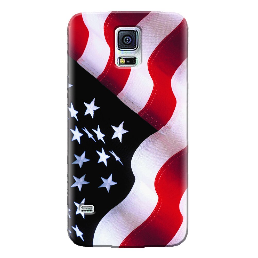 Husa silicon pentru Samsung Galaxy S5 Mini, American