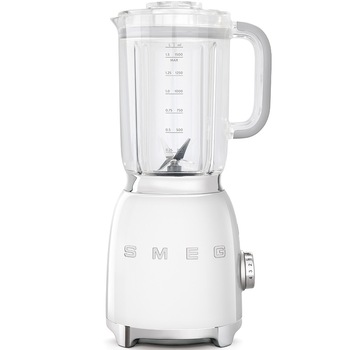 Blender SMEG BLF01WHEU, 800 W, 1.5 L, 4 viteze, Bol tritan, Alb Blender SMEG BLF01WHEU, 800 W, 1.5 L, 4 viteze, Bol tritan, Alb