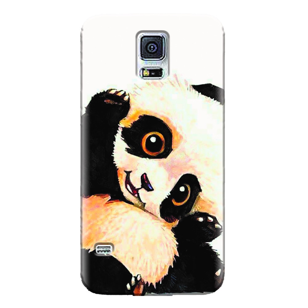 Husa silicon pentru Samsung Galaxy S5 Mini, Baby Panda 002