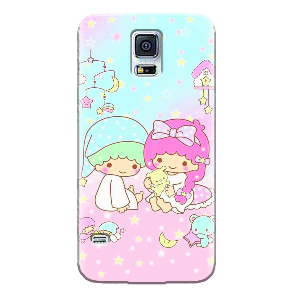 Husa silicon pentru Samsung Galaxy S5 Mini, Little Twins