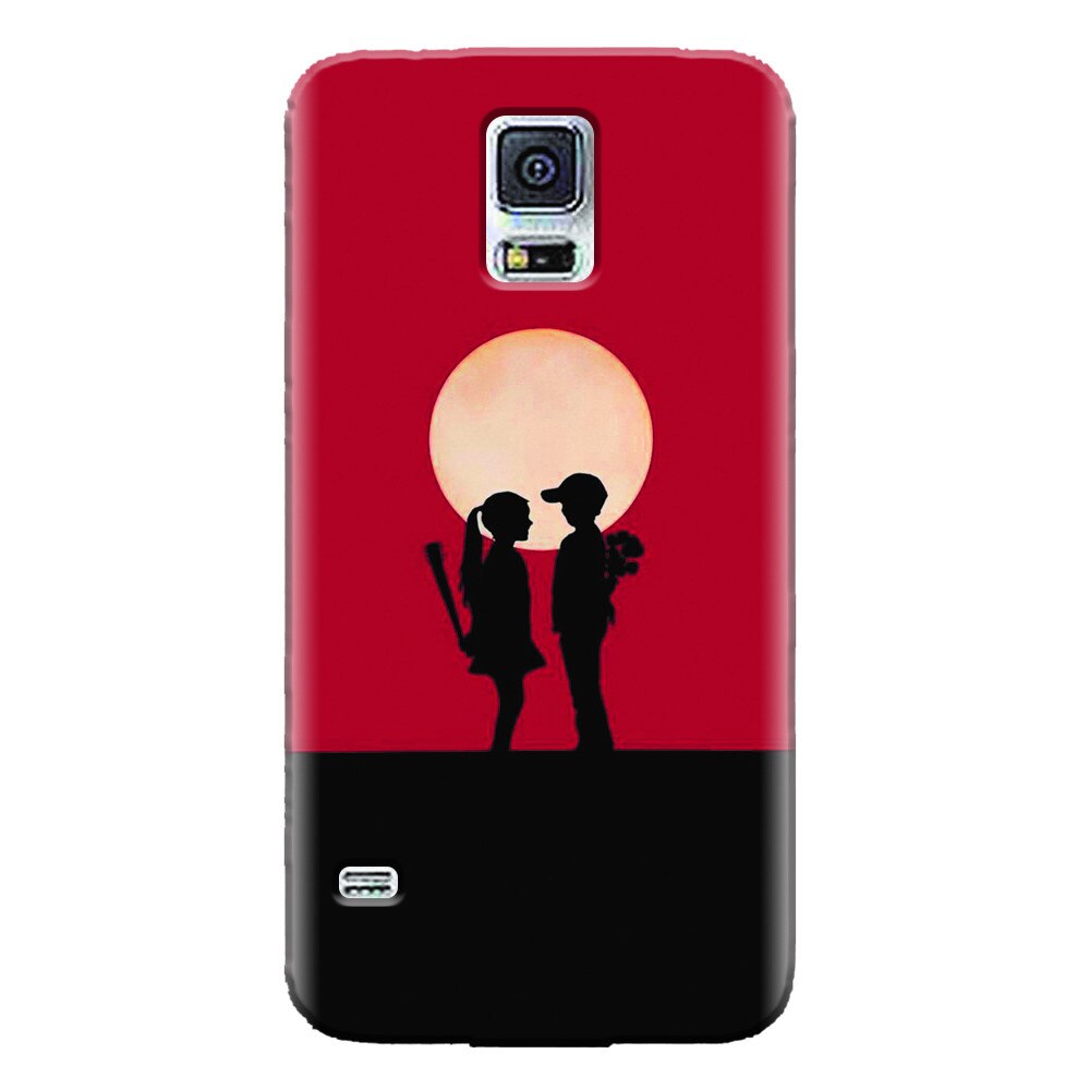 Husa silicon pentru Samsung Galaxy S5 Mini, Boy Girl Love Story