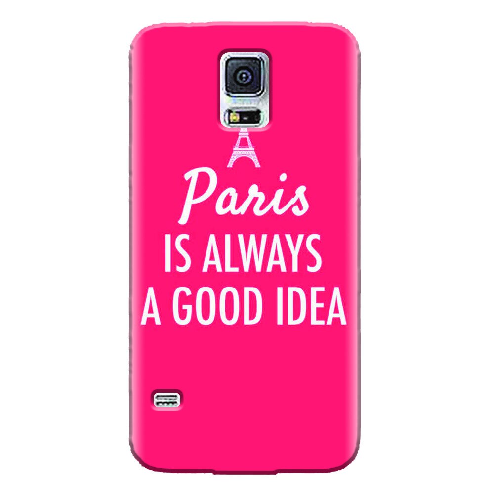Husa silicon pentru Samsung Galaxy S5 Mini, Paris Is Always A Good Idea
