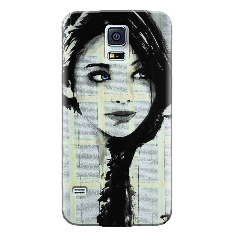 Husa silicon pentru Samsung Galaxy S5 Mini, Blue Eyes