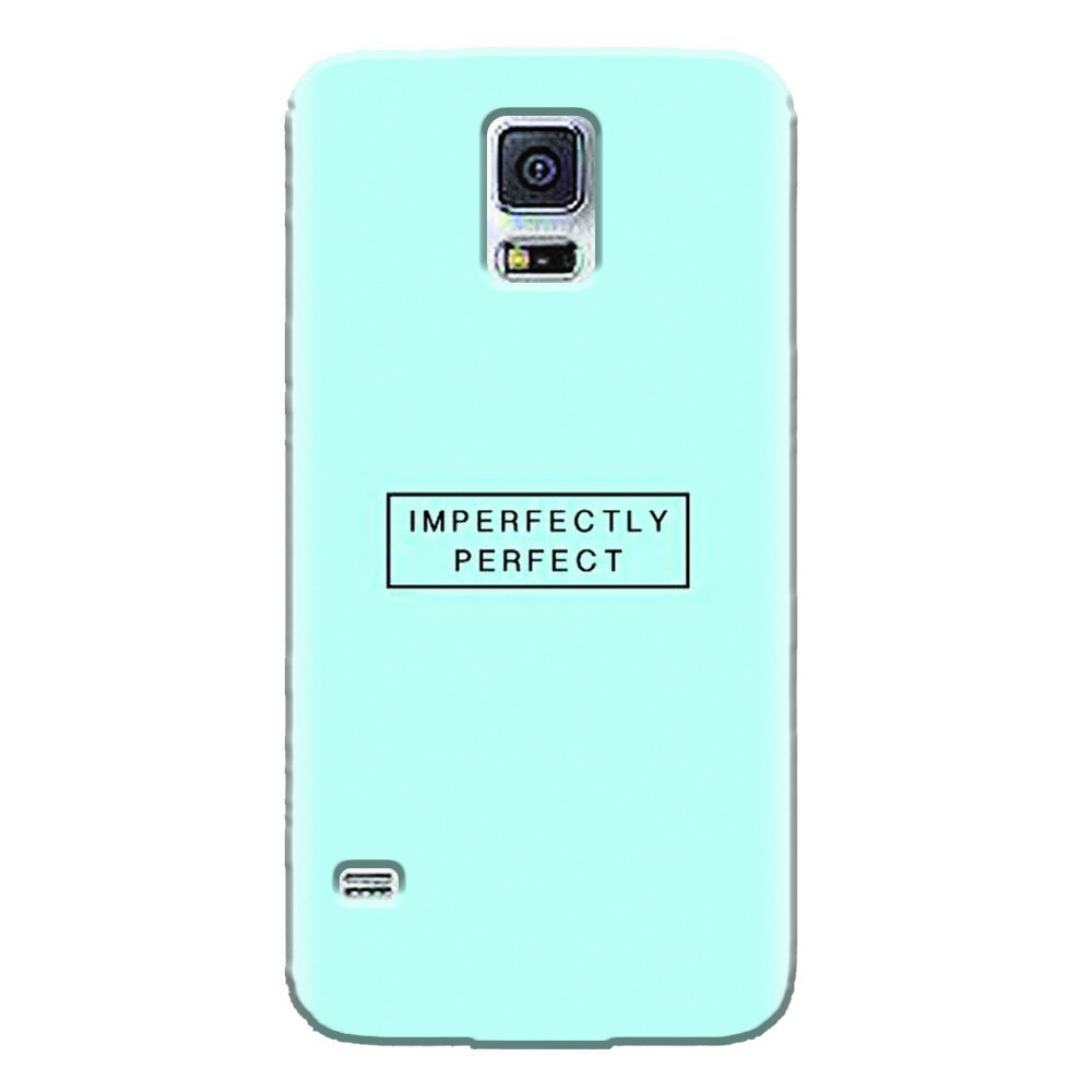Husa silicon pentru Samsung Galaxy S5 Mini, Imperfectly Perfect