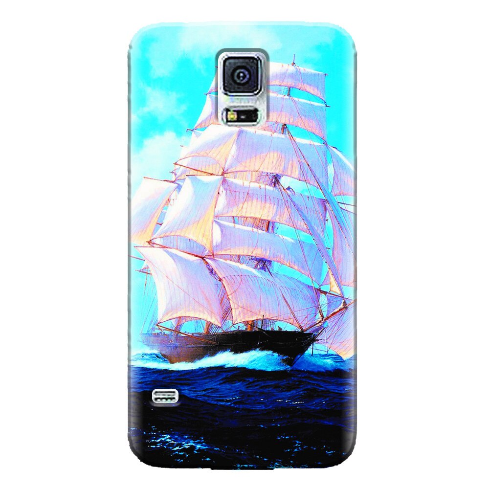 Husa silicon pentru Samsung Galaxy S5 Mini, Attractive Art Of Ships