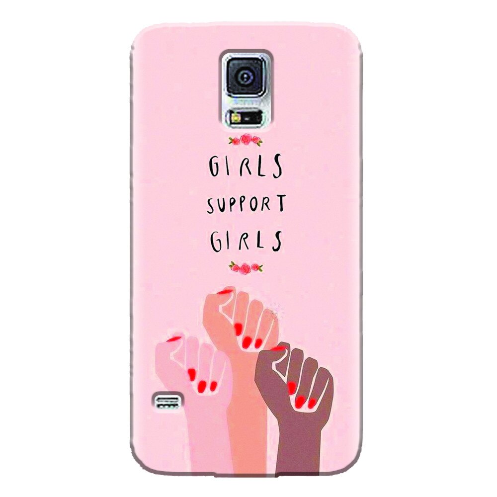Husa silicon pentru Samsung Galaxy S5 Mini, Girls Supportgirls