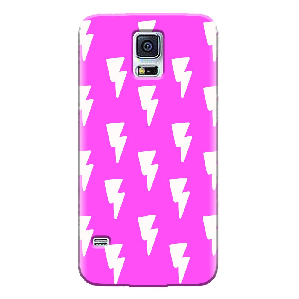 Husa silicon pentru Samsung Galaxy S5 Mini, Electric Pink