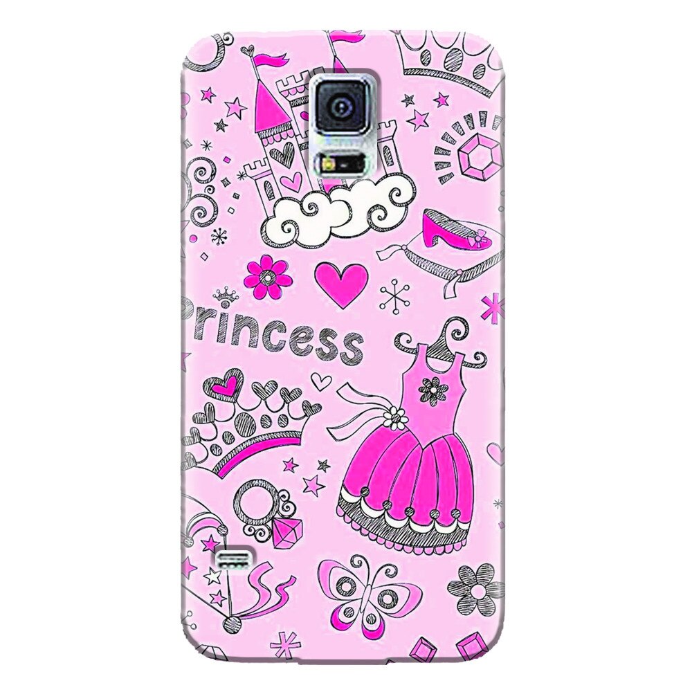 Husa silicon pentru Samsung Galaxy S5 Mini, Princess