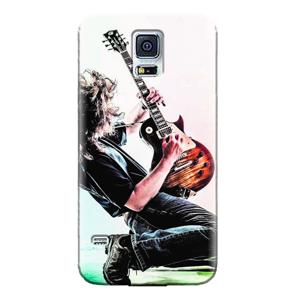 Husa silicon pentru Samsung Galaxy S5 Mini, Rock Star