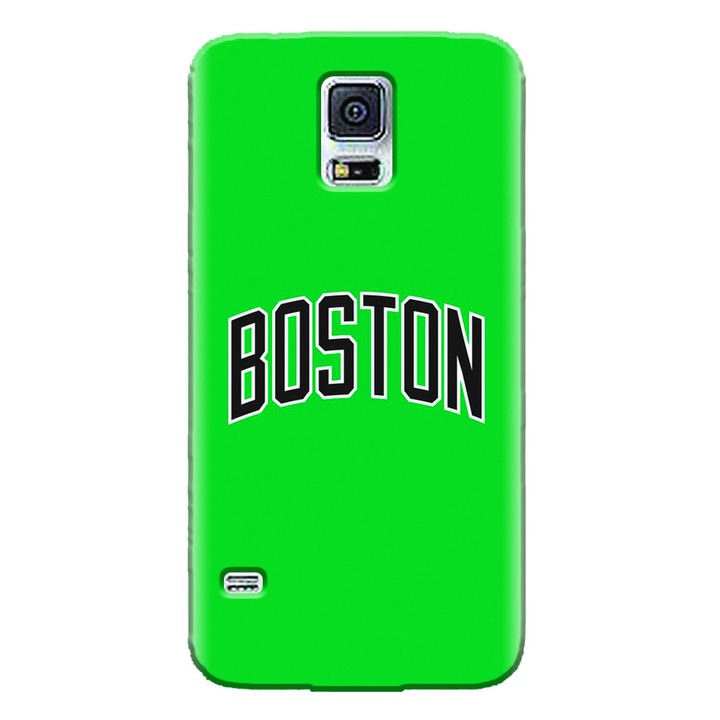 Husa silicon pentru Samsung Galaxy S5 Mini, NBA Boston Celtics