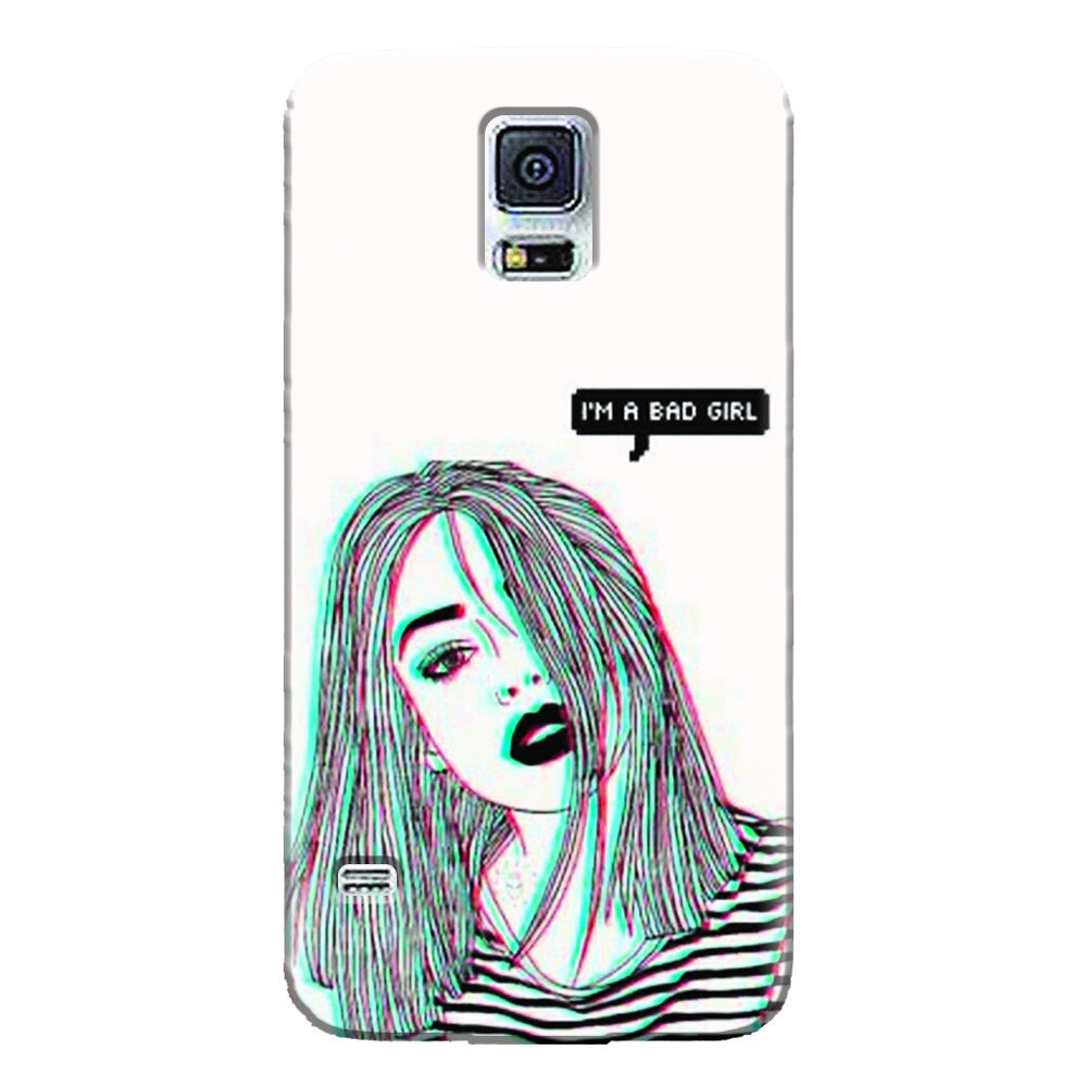 Husa silicon pentru Samsung Galaxy S5 Mini, Im A Bad Girl
