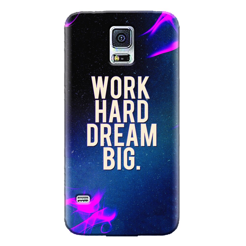Husa silicon pentru Samsung Galaxy S5 Mini, Dream Big