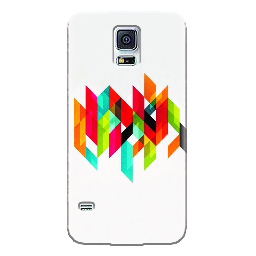 Husa silicon pentru Samsung Galaxy S5 Mini, Geometric