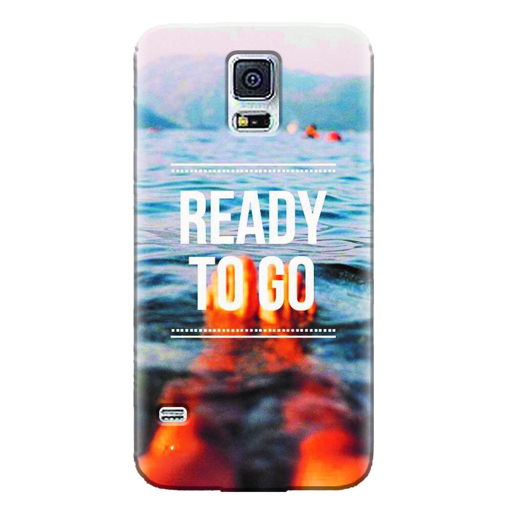 Husa silicon pentru Samsung Galaxy S5 Mini, Ready To Go Swimming