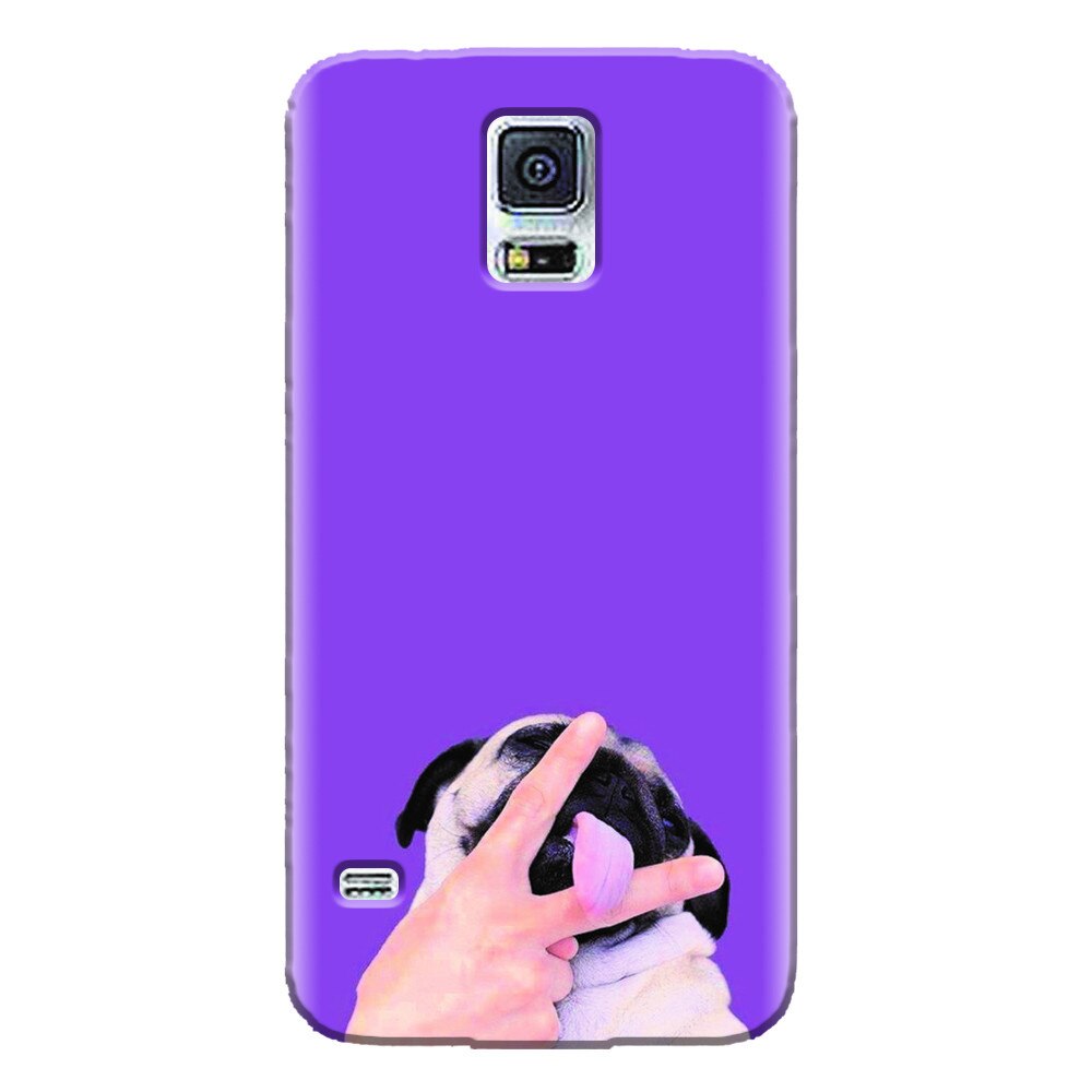 Husa silicon pentru Samsung Galaxy S5 Mini, Cute Dog 2