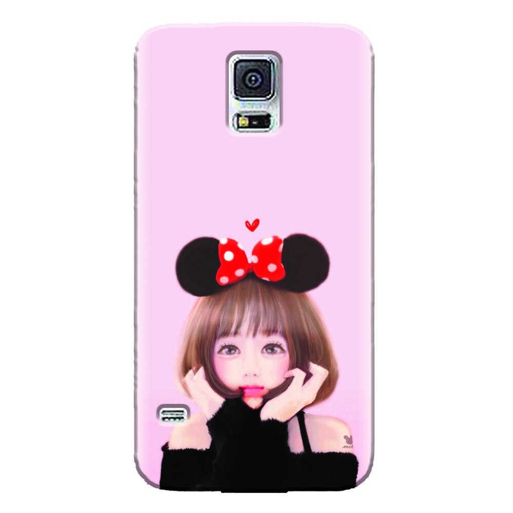 Husa silicon pentru Samsung Galaxy S5 Mini, Girly 002