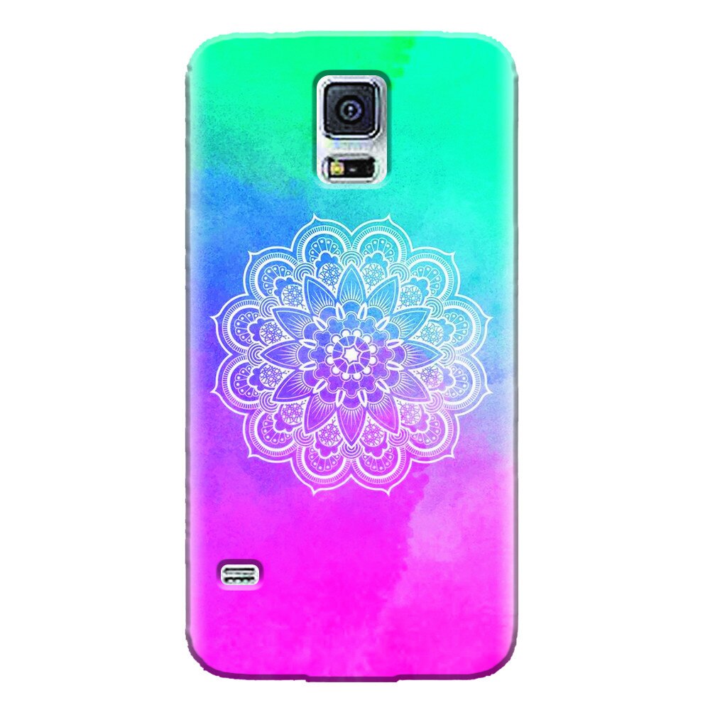 Husa silicon pentru Samsung Galaxy S5 Mini, Mandala