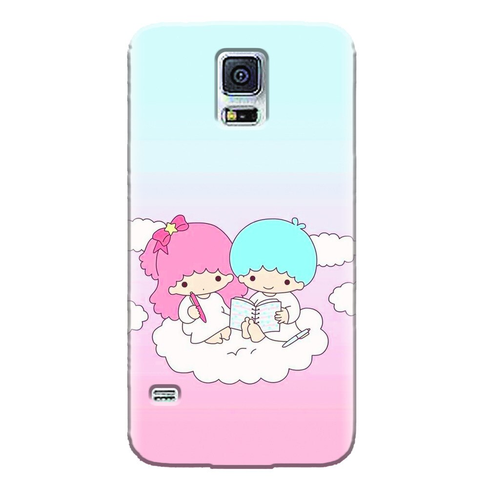 Husa silicon pentru Samsung Galaxy S5 Mini, Little Twins On Cloud