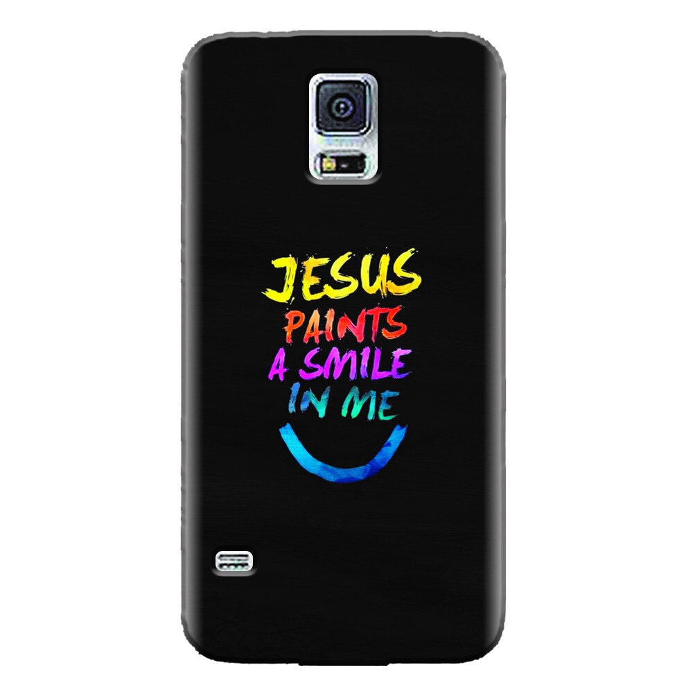 Be confused square majority Husa silicon pentru Samsung Galaxy S5 Mini, Jesus Paints A Smile In Me -  eMAG.ro