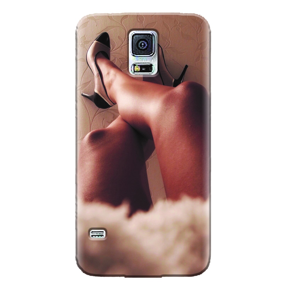 Husa silicon pentru Samsung Galaxy S5 Mini, Sexy Legs