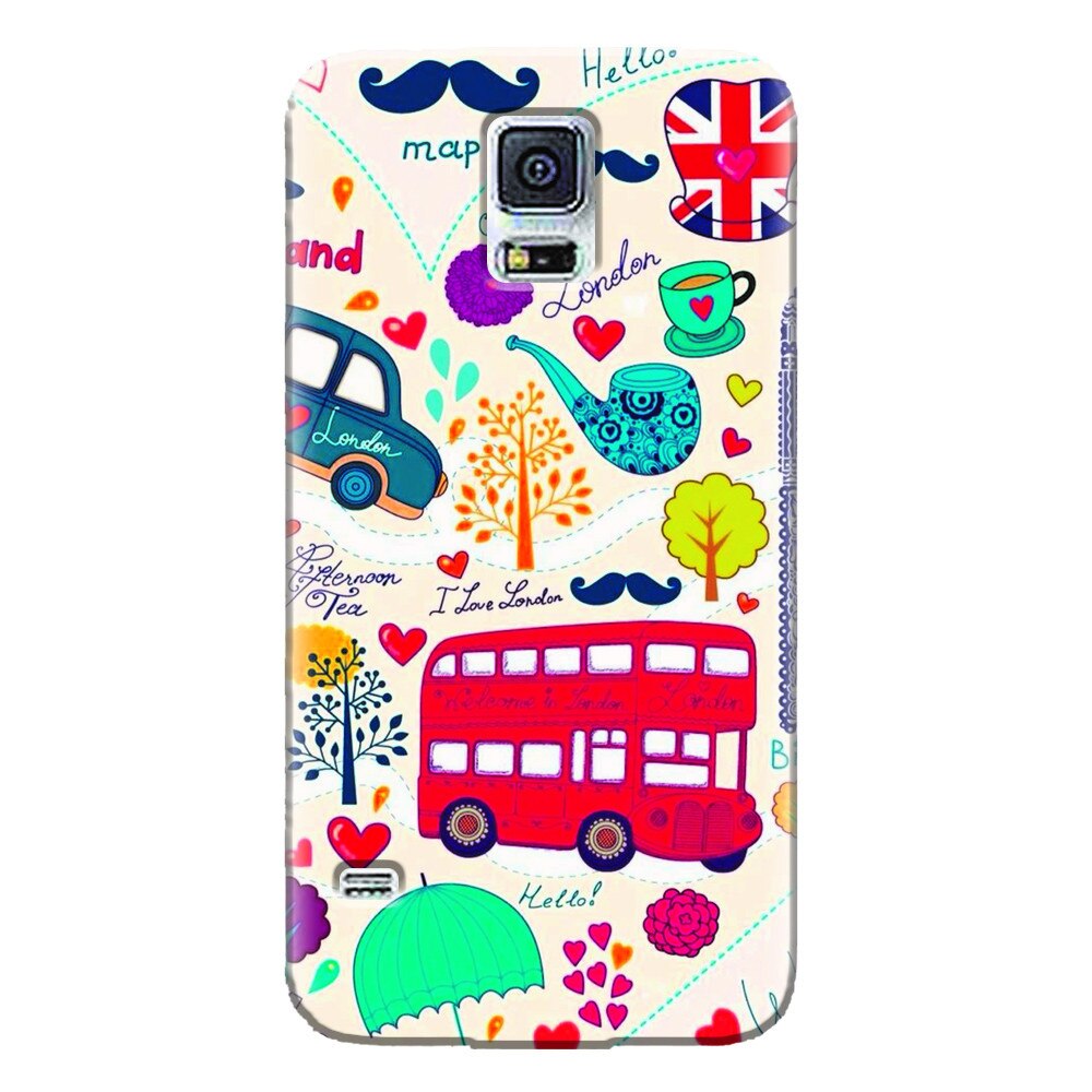 Husa silicon pentru Samsung Galaxy S5 Mini, Welcome In London
