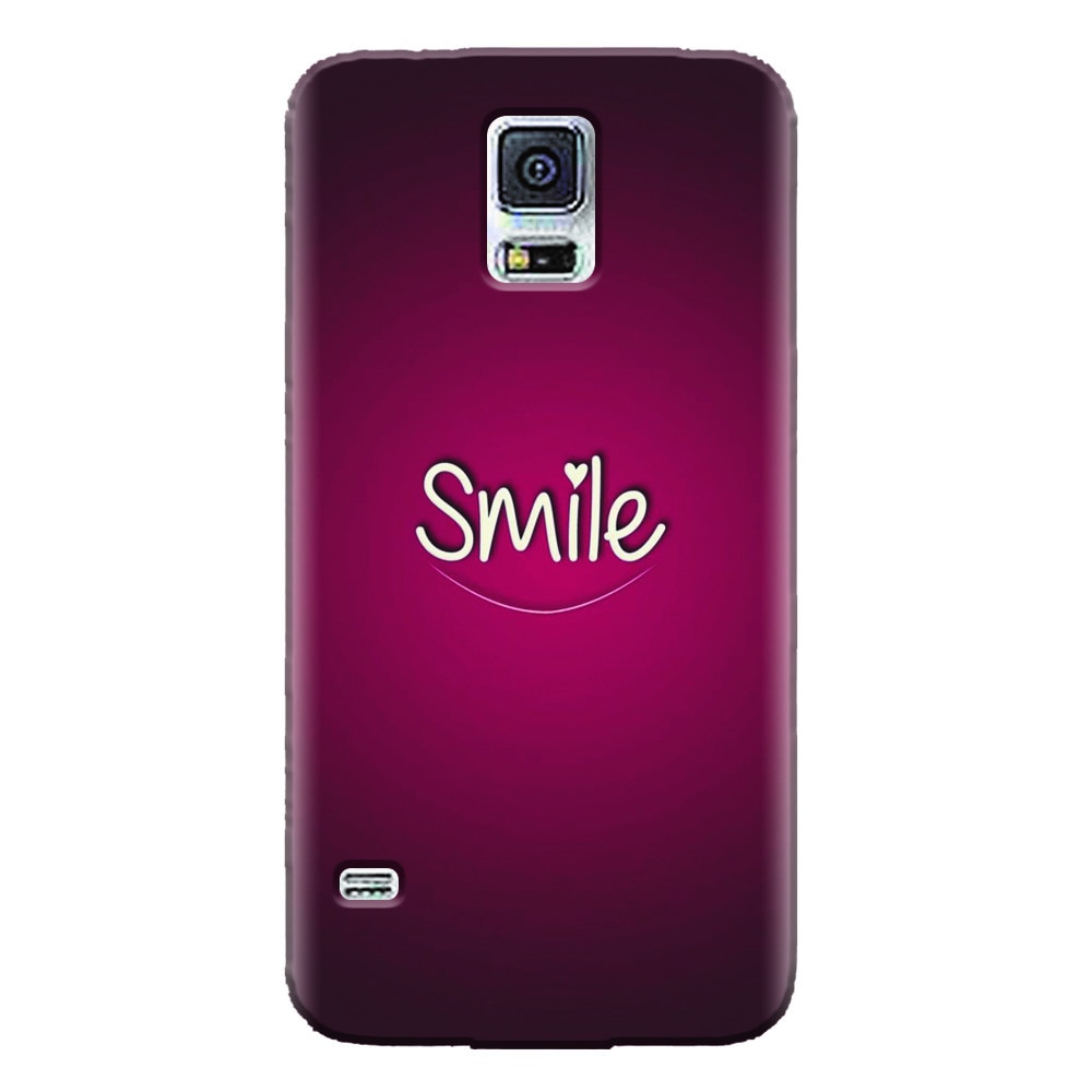 Husa silicon pentru Samsung Galaxy S5 Mini, Smile Love