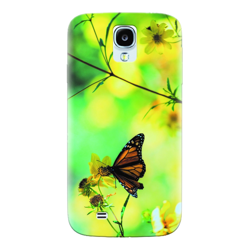 Husa silicon pentru Samsung Galaxy S4, Butterfly