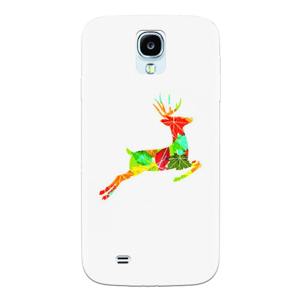 Husa silicon pentru Samsung S4, Colorful Peacock Feathers