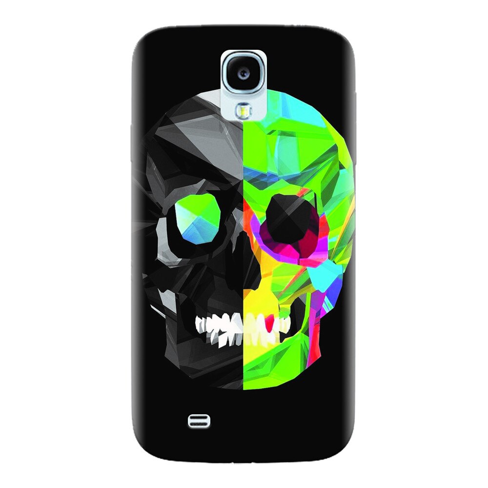Husa silicon pentru Samsung Galaxy S4, Colorful Skull