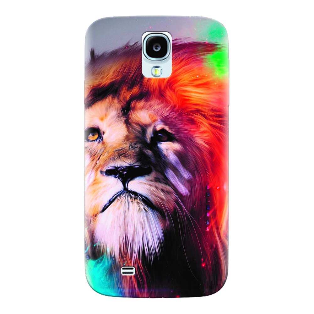 Husa silicon pentru Samsung S4, Autumn Tree Leaf Shape Illustration