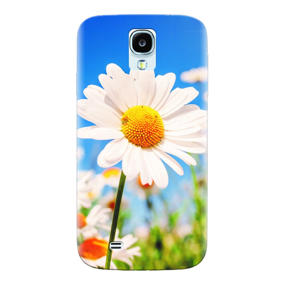 Husa silicon pentru Samsung Galaxy S4, Daisies Field Flowers