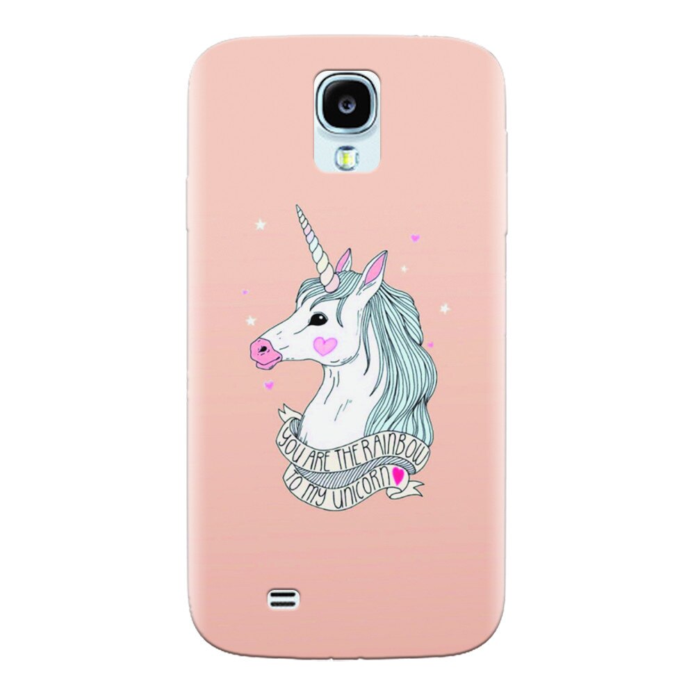 Husa silicon pentru Samsung Galaxy S4, Cute Rose Gold
