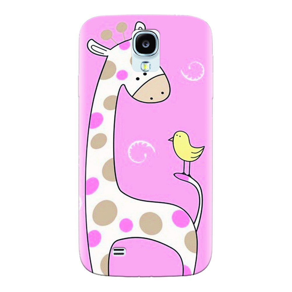 Husa silicon pentru Samsung Galaxy S4, Cute Giraffe