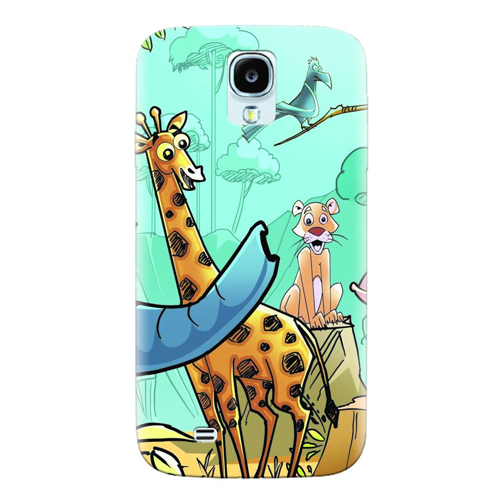 Husa silicon pentru Samsung S4, Child Autumn Paint Hd