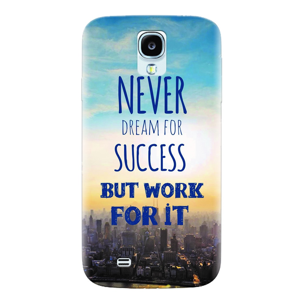 Husa silicon pentru Samsung Galaxy S4, Never Dream