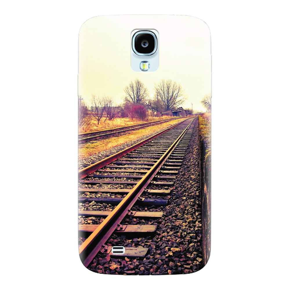 Husa silicon pentru Samsung Galaxy S4, Railroad