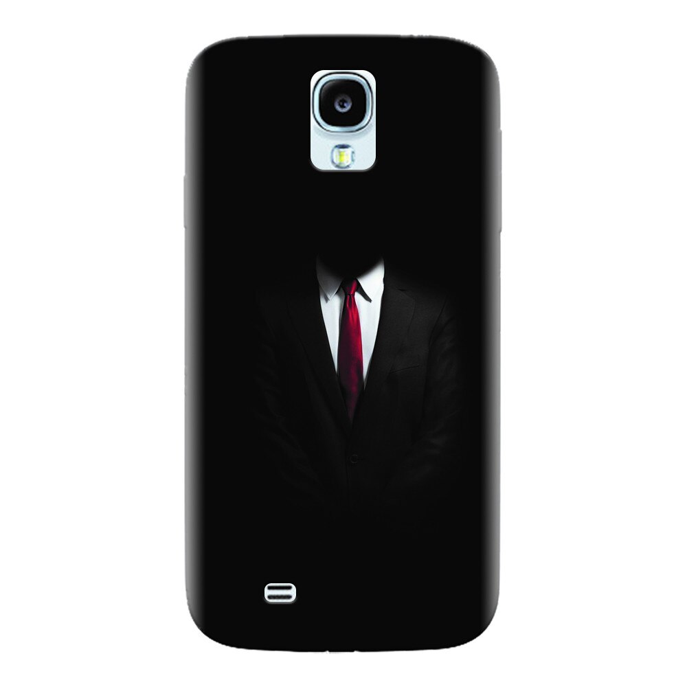 Husa silicon pentru Samsung Galaxy S4, Mystery Man In Suit