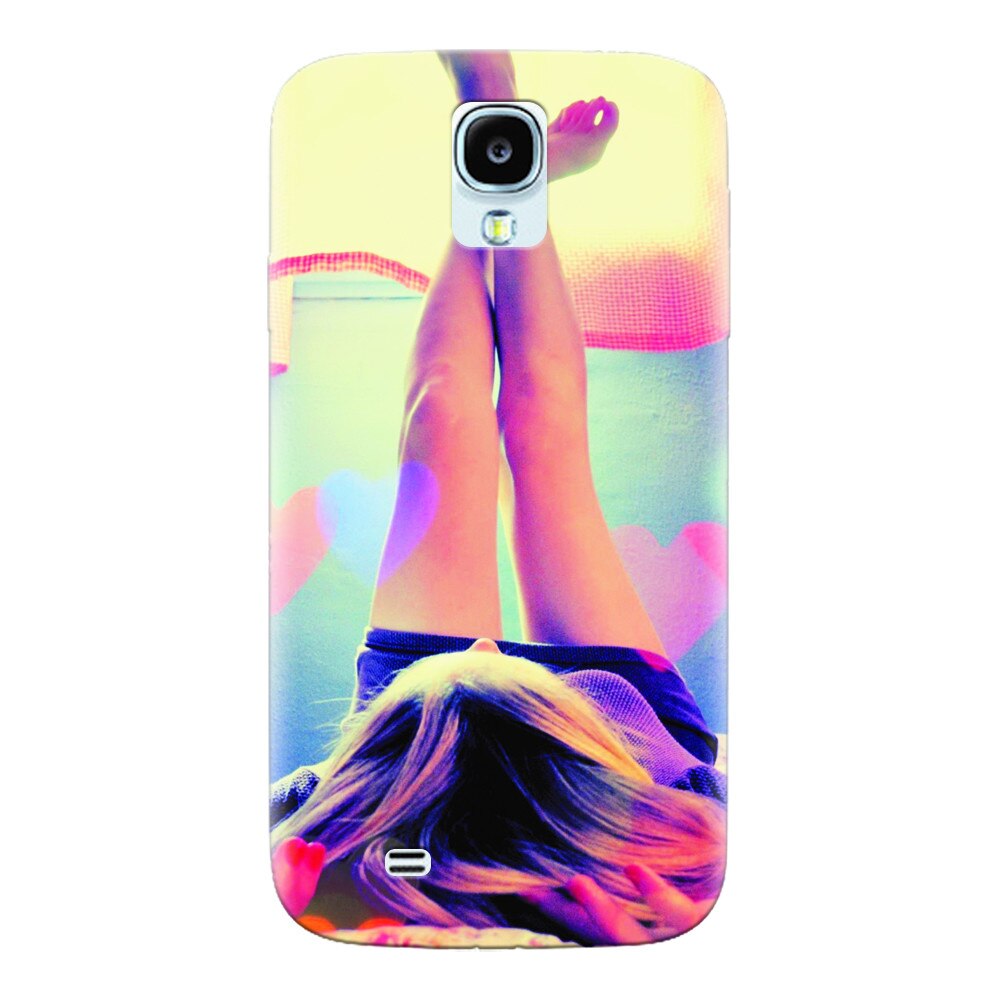 Husa silicon pentru Samsung S4, Retro Bicycle Illustration