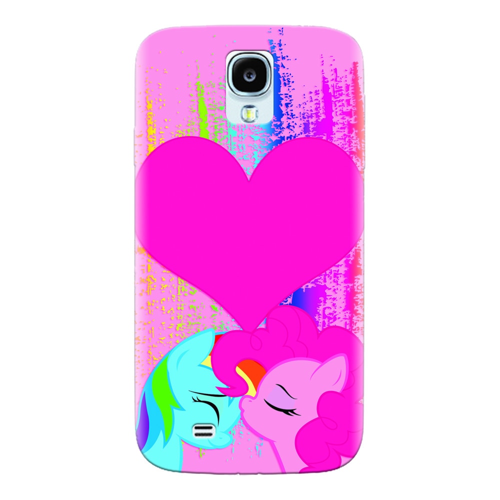 Husa silicon pentru Samsung S4, Pink Liquid Dripping