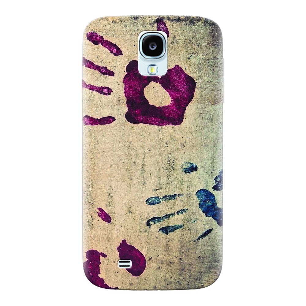 Husa silicon pentru Samsung Galaxy S4, Handprints
