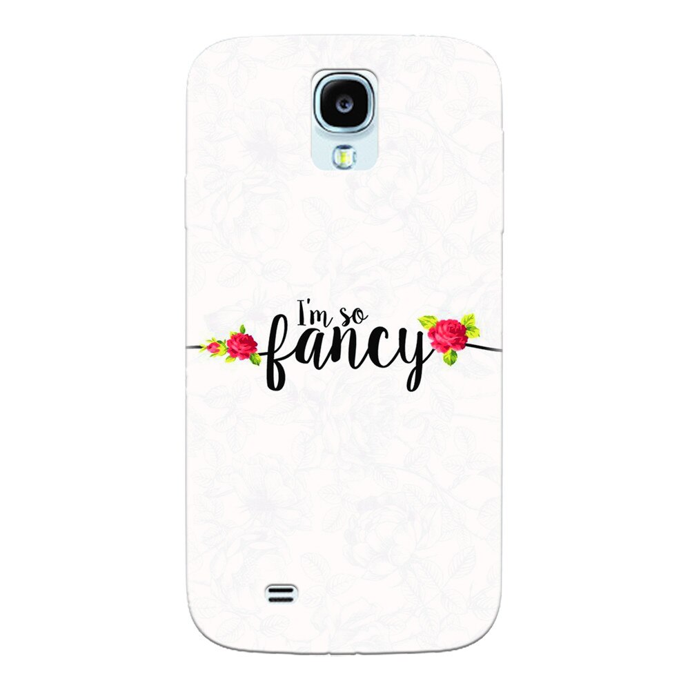 Husa silicon pentru Samsung Galaxy S4, Im So Fancy Floral